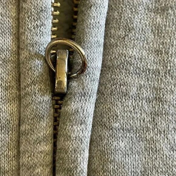 Authentic NFL 49ers Gray Long Sleeves Unisex Hoodie Sweatshirt SZ L 
#1246 - Picture 12 of 13